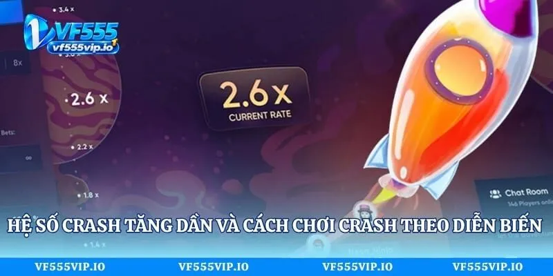 Hệ số Crash tăng dần và cách chơi Crash theo diễn biến từng ván